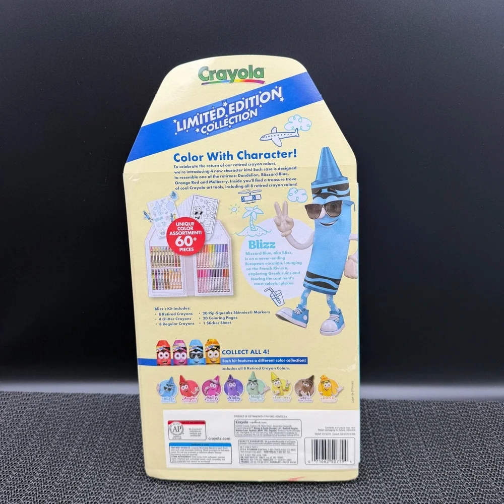 Crayola Limited Edition Collection Art Set Blizz Blue 60+ Pcs 04-0779-0-300